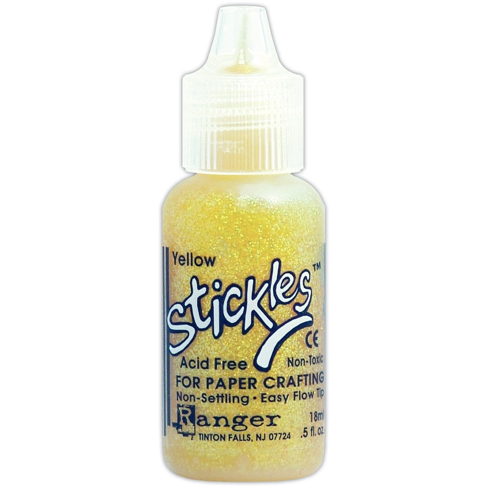 Ranger Stickles Glitter Glue .5oz-Yellow