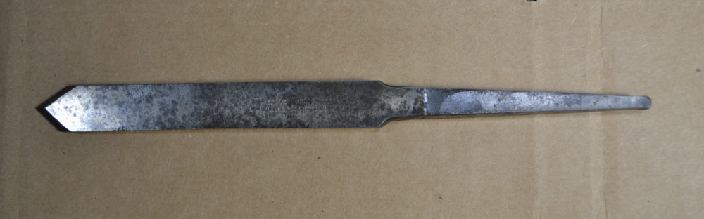 WINSTED EDGE TOOL WORKS - 1/2" LATHE CHISEL - SHEAR SCRAPPER - NO HANDLE