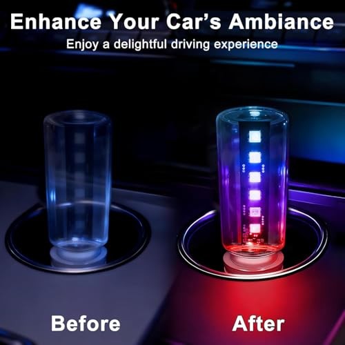 Car USB Night Light Touch Dimmable - 8-Pack Retro LED 8 PCS (multicolor)