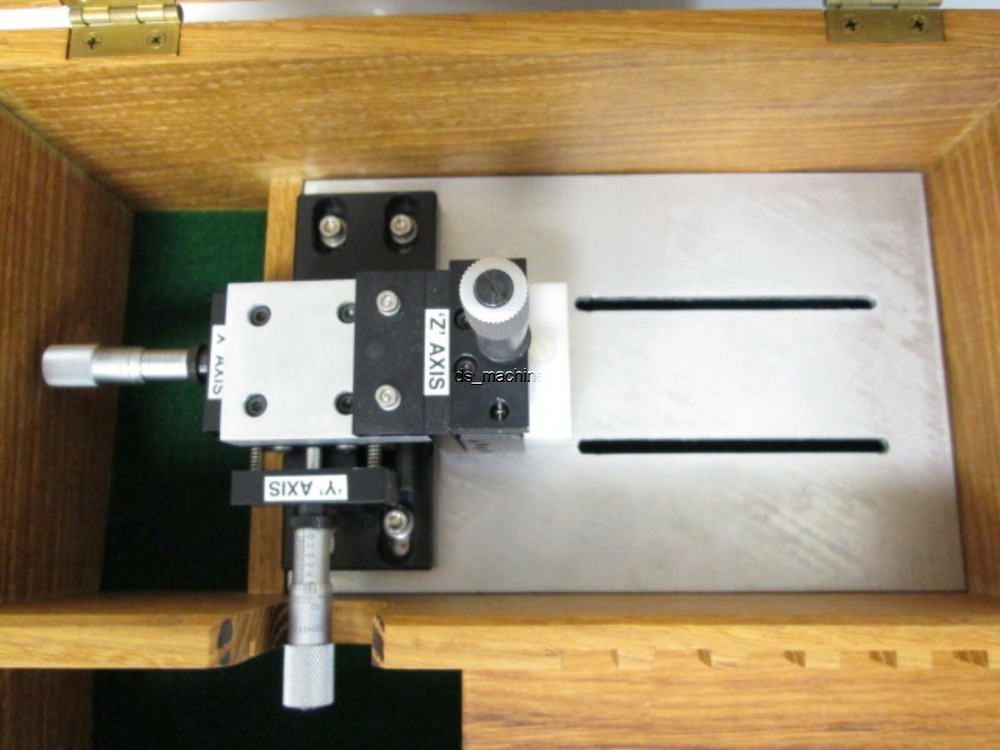 High Precision Proximity Switch Testing Rig with Various Metal Samples and Case