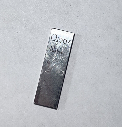.1007 Starrett-Webber Gage Block Used
