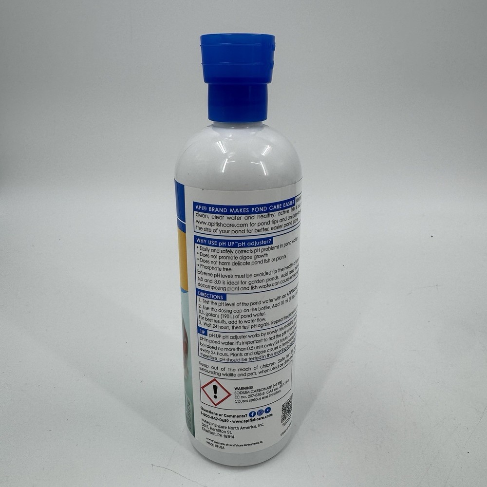 API POND pH UP Pond Water pH Raising Solution 16-Ounce Bottle
