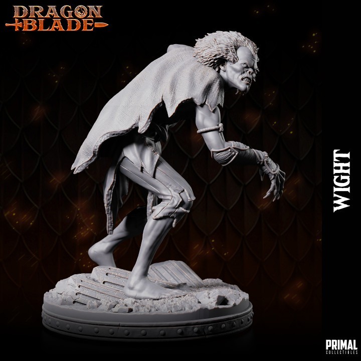 Wight Medium Undead Creature 32mm scale D&D TTRPG mini