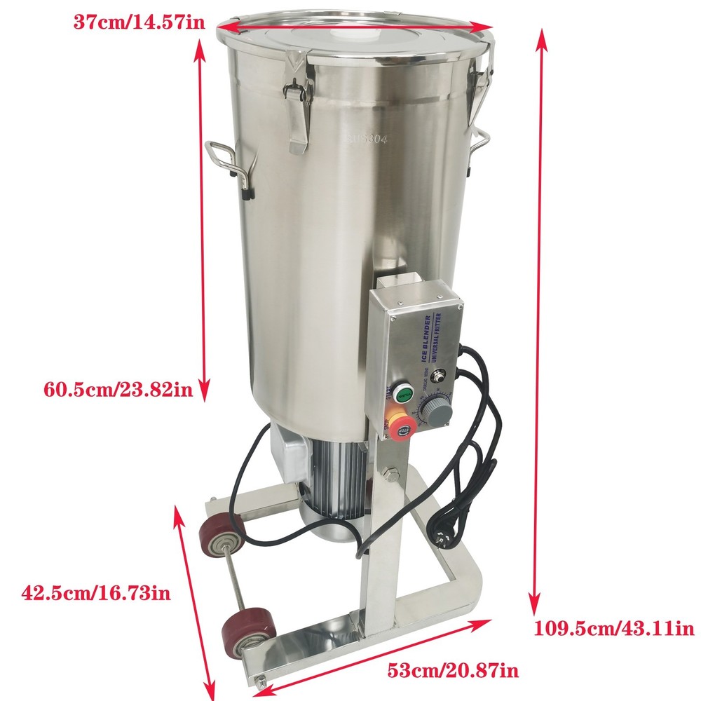 60L Commercial Food Processor 220V Multi-functional Meat Fruit Vegetable Chopper