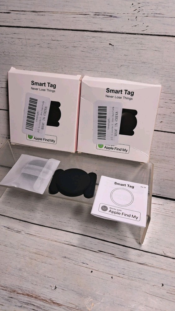 Bluetooth wireless tag Smart Tracker works with APPLE FIND MY Black