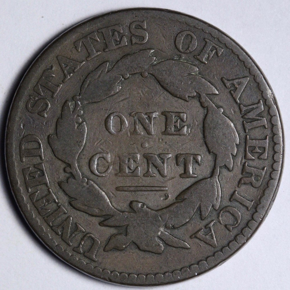 1829 Coronet Head Large Cent FINE E145 VYKNM