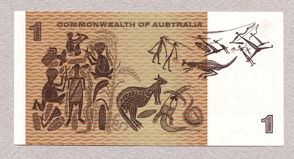AUSTRALIA 1 Dollar 1969 P37c UNC