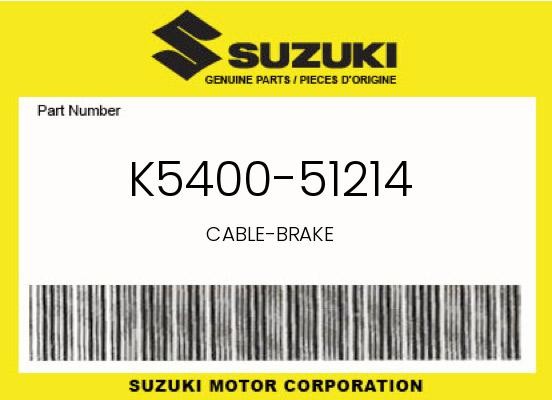 Suzuki Genuine Cable-Brake - K5400-51214