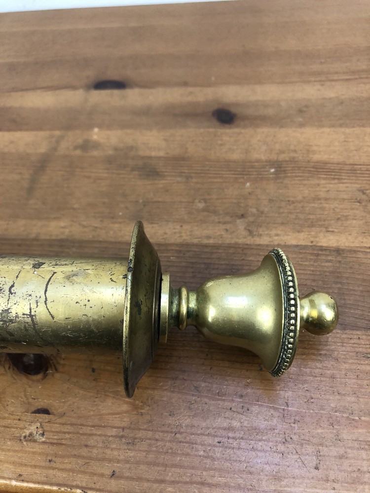 victorian brass curtain pole
