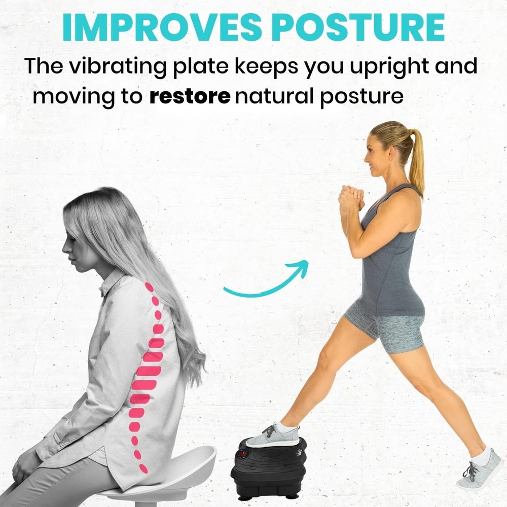 Vive Vibration Plate Exercise Machine - Shake Plate Vibration Platform