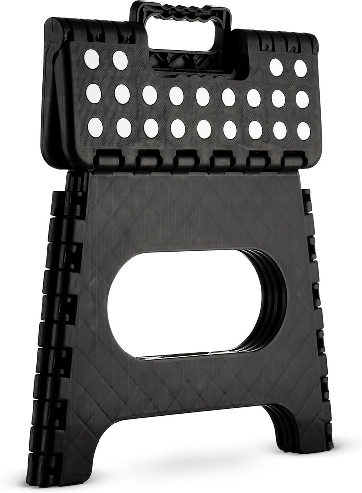 Folding Step Stool - 11" Hight - The Lightweight Step Stool is Sturdy Enough to