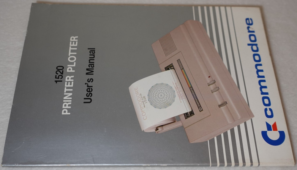 Commodore 1520 Printer Plotter 1983 Vintage Original User's Manual