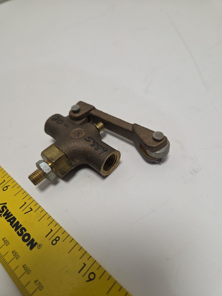 Binks 20-5889 Brass Roller Lever Valve