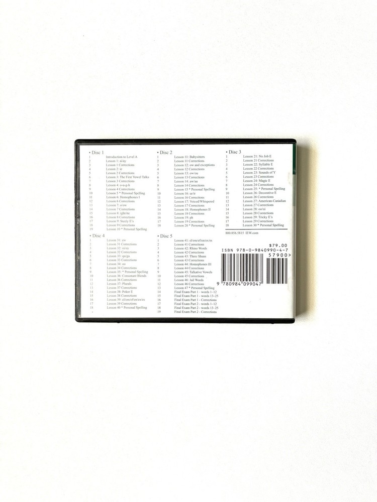 Phonetic Zoo Level A – Self‑Teaching Spelling Program, 5 CDs Tested & Working