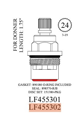 WALTER, LF455302, DONNER CERAMIC CARTRIDGE, COLD