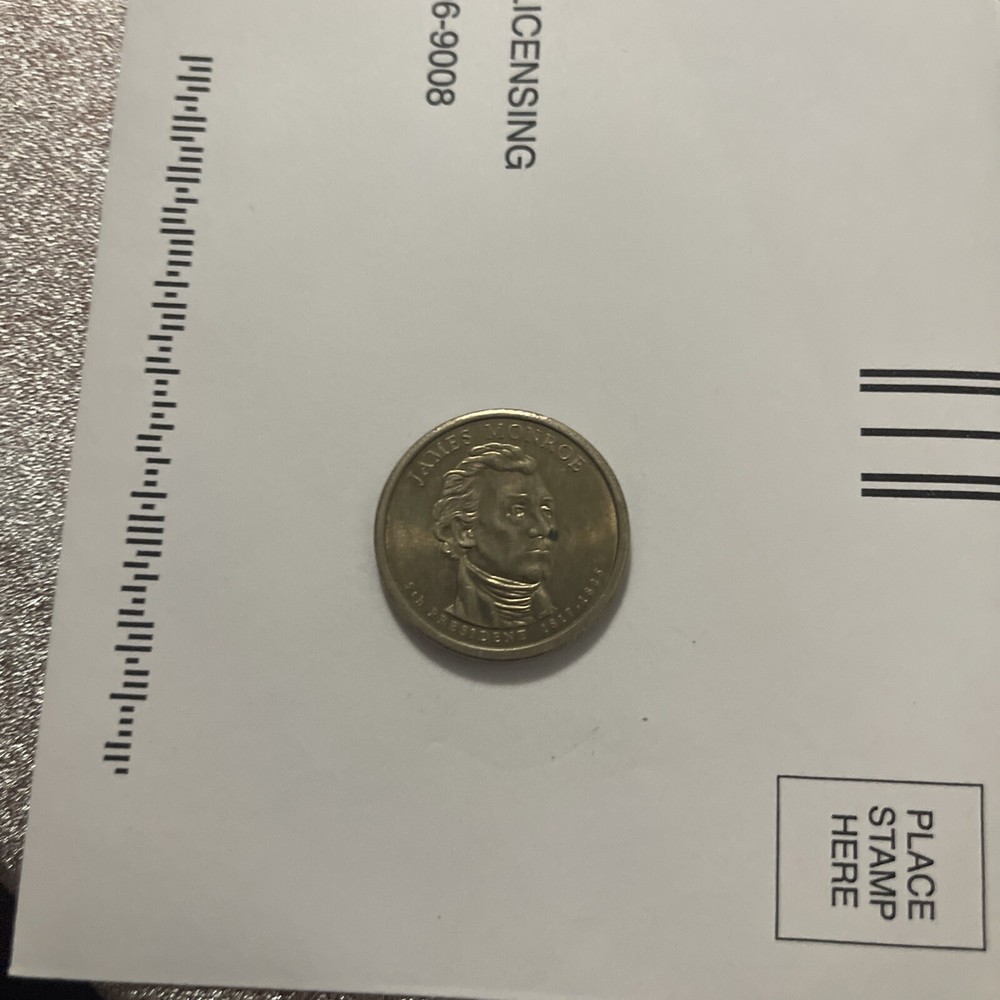 moneda de un dollar 1817 A 1825