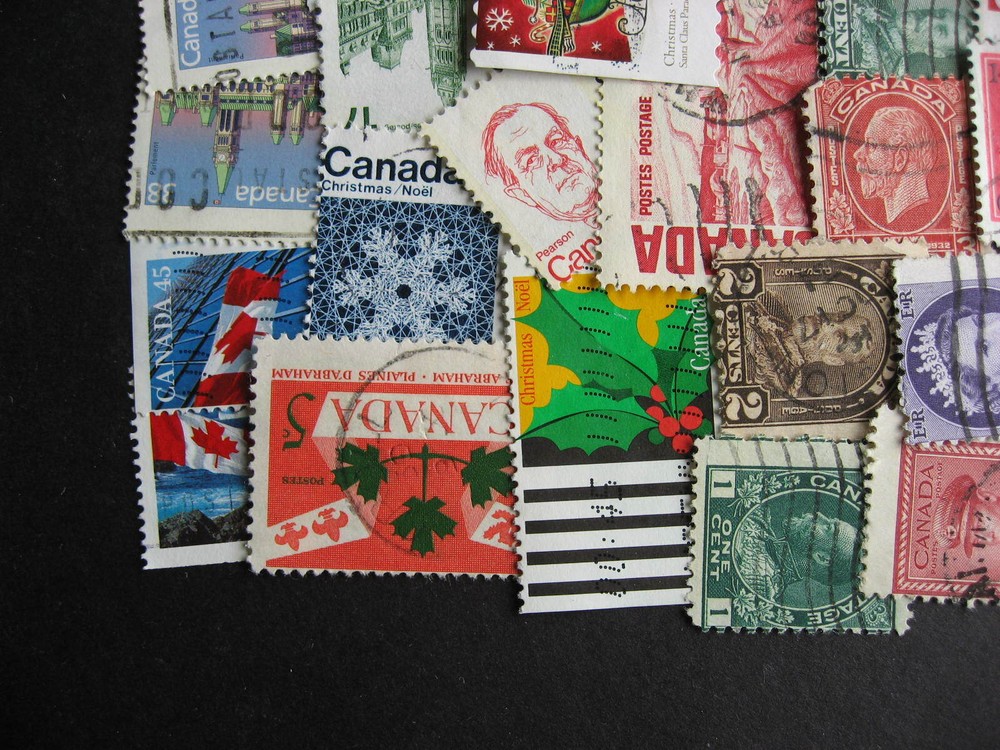 Canada 45 used stamps each has a minor design shift, check them out!