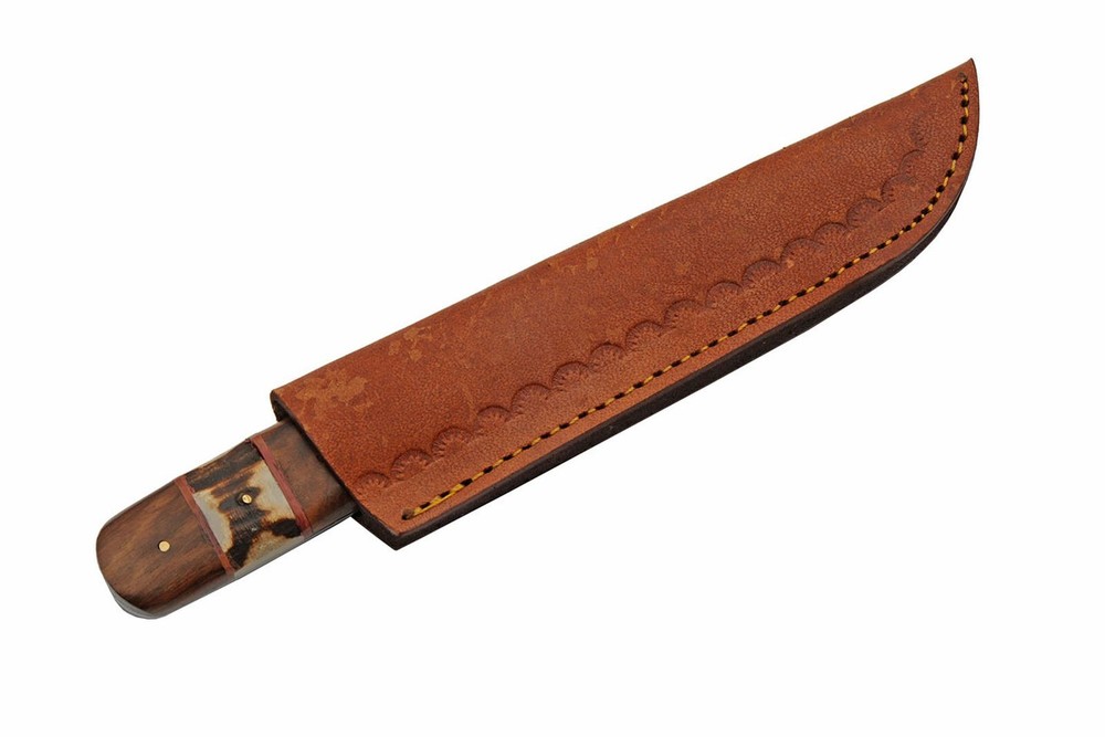 Hunting Knife | Rite Edge Fixed-Blade Muzzleloader Rifleman Patch Knife + Sheath