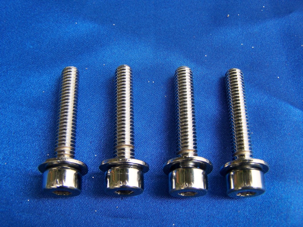 HARLEY DAVIDSON CHROME FENDER MOUNTING BOLT SET FOR 2014-23 FLH MODELS