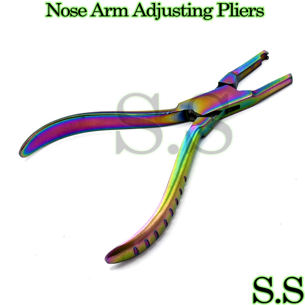 Nose Pad Arm Adjusting Pliers Optical Hand Tool Frames Eye Glasses Clamp DP-06