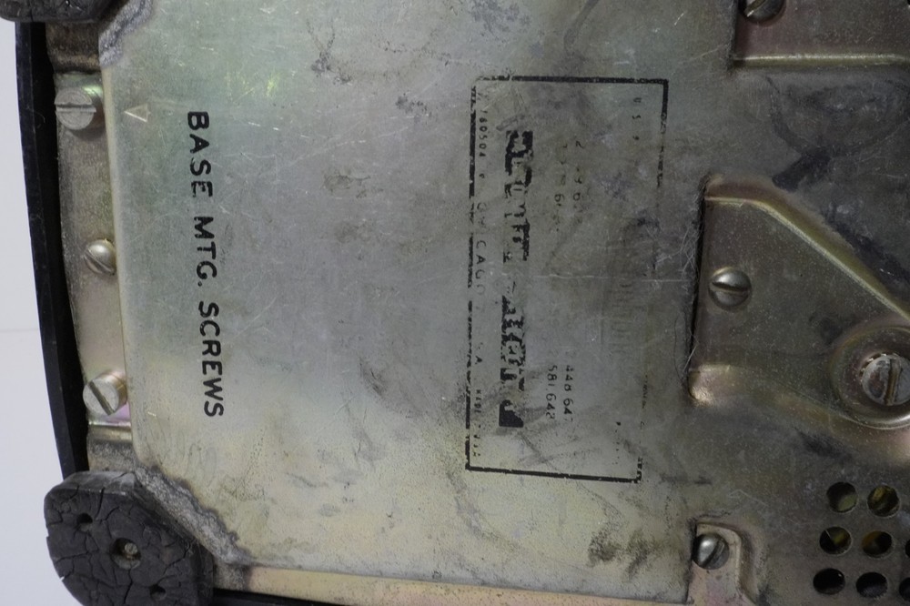 Nice Original AUTOMATIC ELECTRIC Black A/E 80 Deskset Sold AS IS & Untested