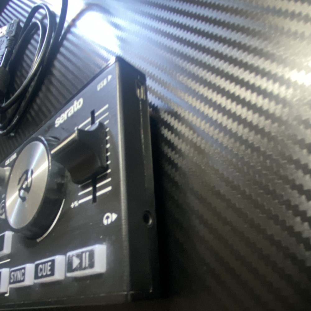 Numark DJ2GO2 Touch 2-Deck Tabletop DJ Controller, USB, 8 Pads, Black