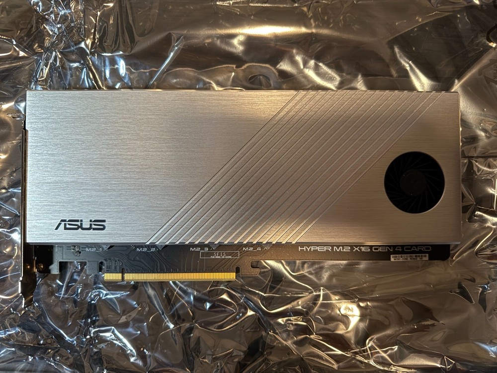 ASUS Hyper M.2 X16 RAID Card PCIe 4 - GEN 4 Expansion Card