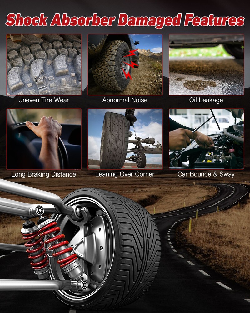 For Chrysler 200 2015-2017 Front Struts & Rear Shocks Full Set Left Right