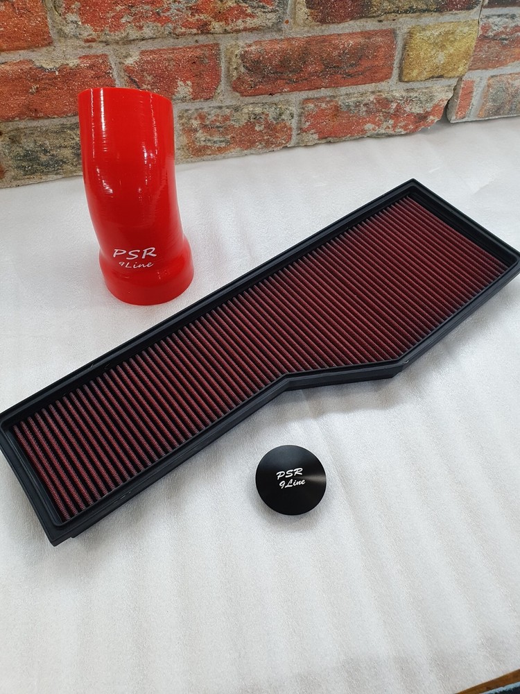 Porsche 997 Performance Induction Upgrade Air Filter & Resonator Box Kit RED