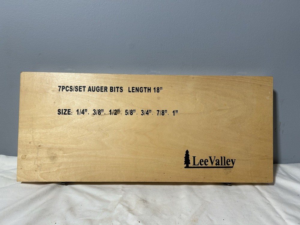 Lee Valley 7pcs Auger Bit Set Sought After