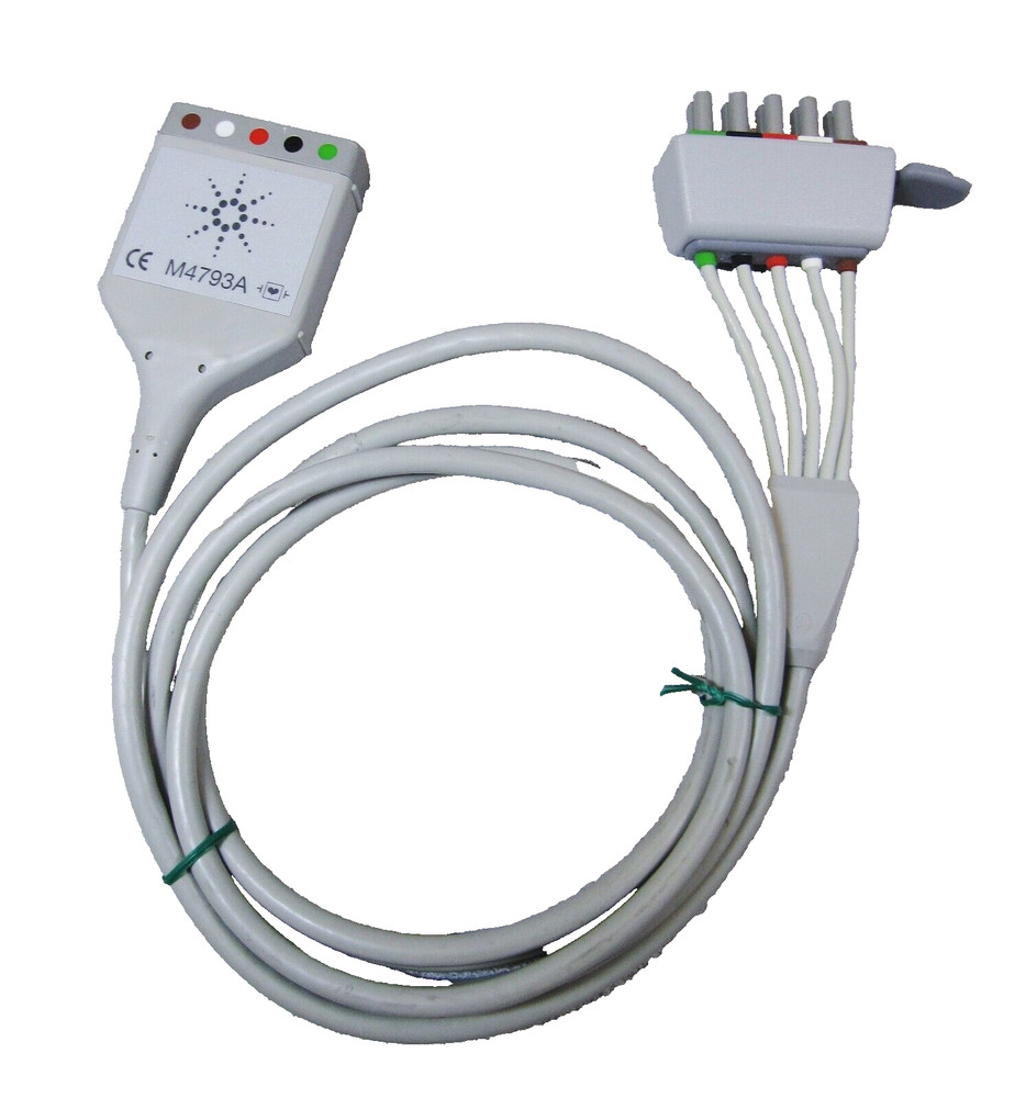 Philips M4793A ECG Extender Trunk Cable, 5-Lead, Telemetry, TeleMon, Shielded