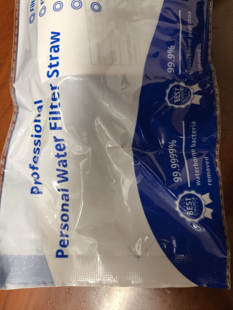 Portable Personal Water Filter Straw Purifying Device