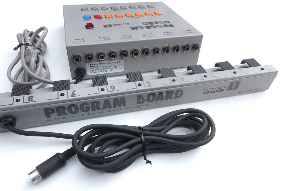 Mus-D MDP-600 Program Board + MDP-600F Foot Switch Effector Pedal Controller