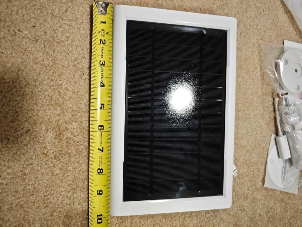 Solar Panel for Ring Camera(2nd Generation) Dustproof Waterproof 5W Solar Panel