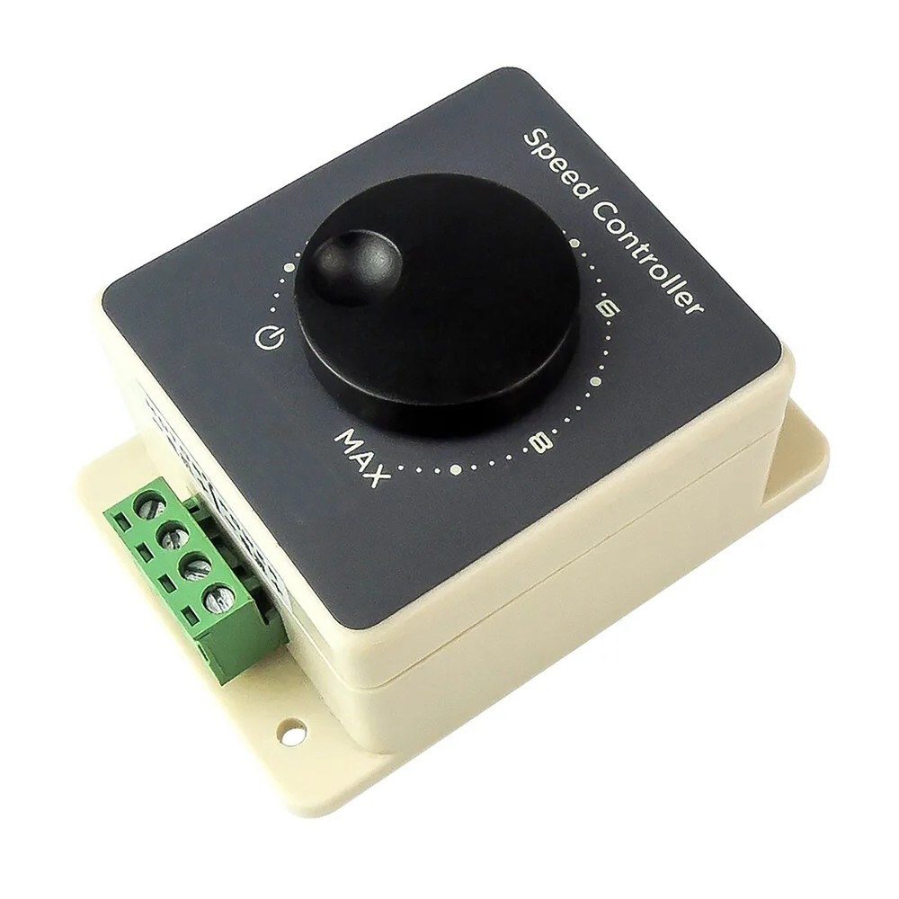 New 25kHz PWM DC Brush Motor Speed Regulator Waterproof Controller Switch