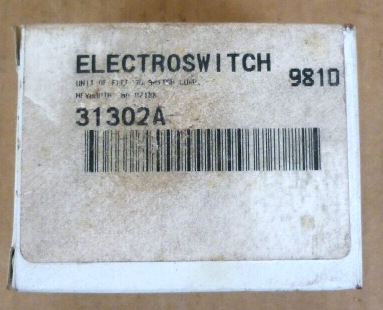 Electroswitch Rotary Switch 31302A, Series 31