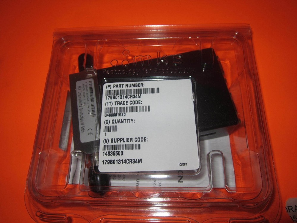 NEW MKS Mass Flow Controller 179B01314CR34M