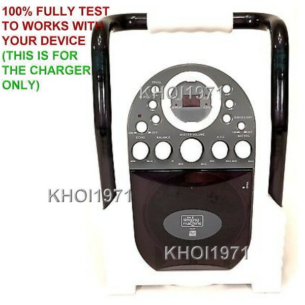 5.8V-VOLT Wall AC adapter power for SML505P The SINGING MACHINE Karaoke system