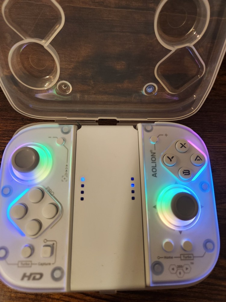 Aolion White J20 Pro Knight Wireless Joycons