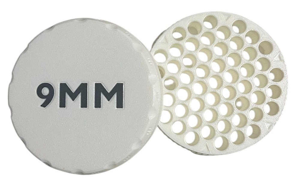 3D Printed 9mm Ammo Container - Choose Color