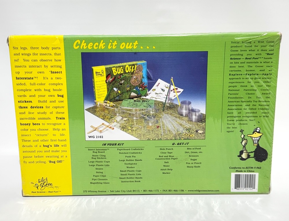 Wild Goose Company Bug Off Science Kit