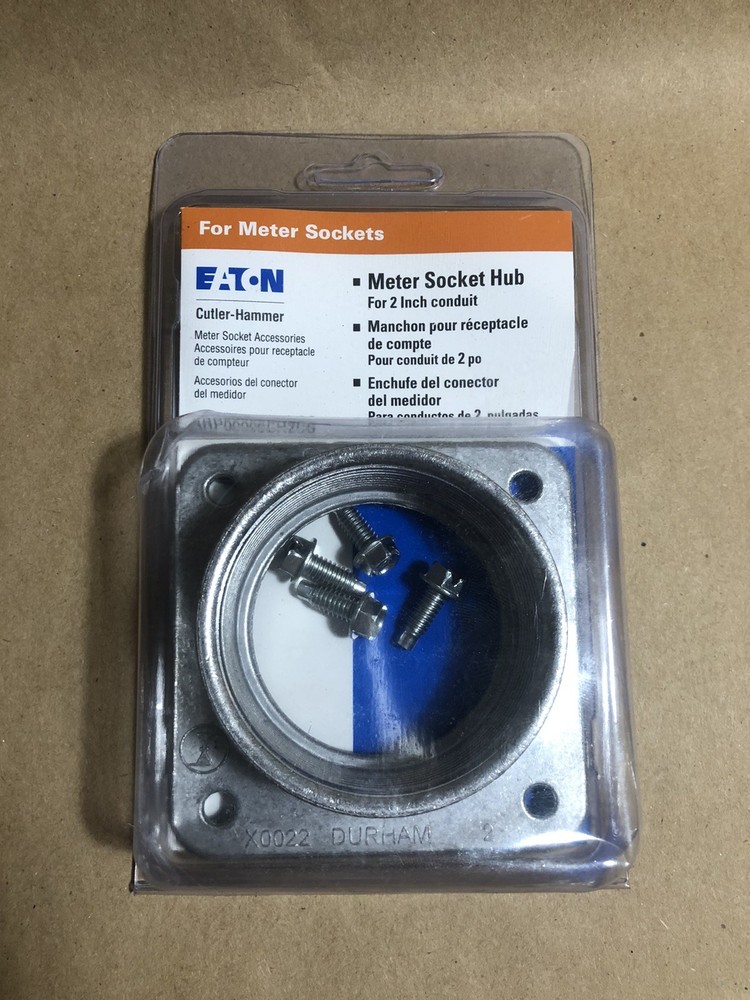 EATON Meter Socket Hub, 2", Includes 4 Screws, ARP00006CH2CS, Electrical