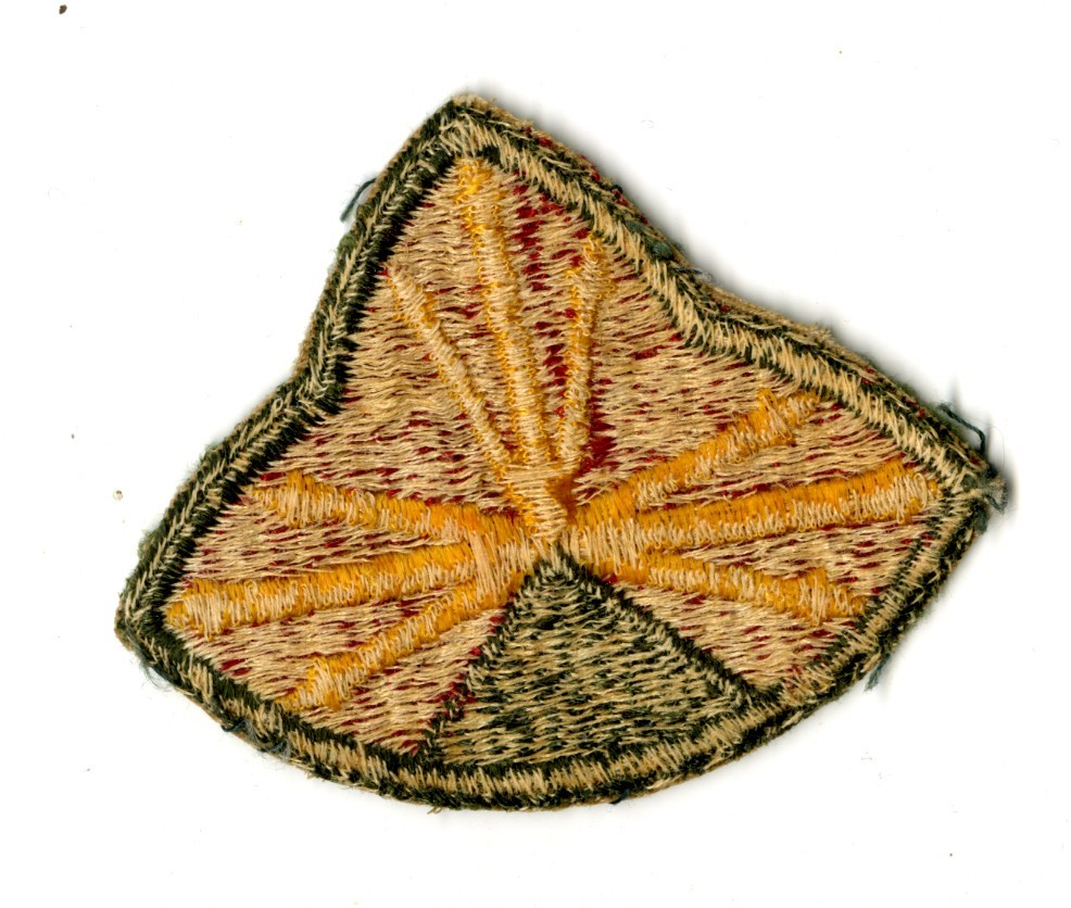Antiaircraft Command Southern White Back Patch WWII Vintage