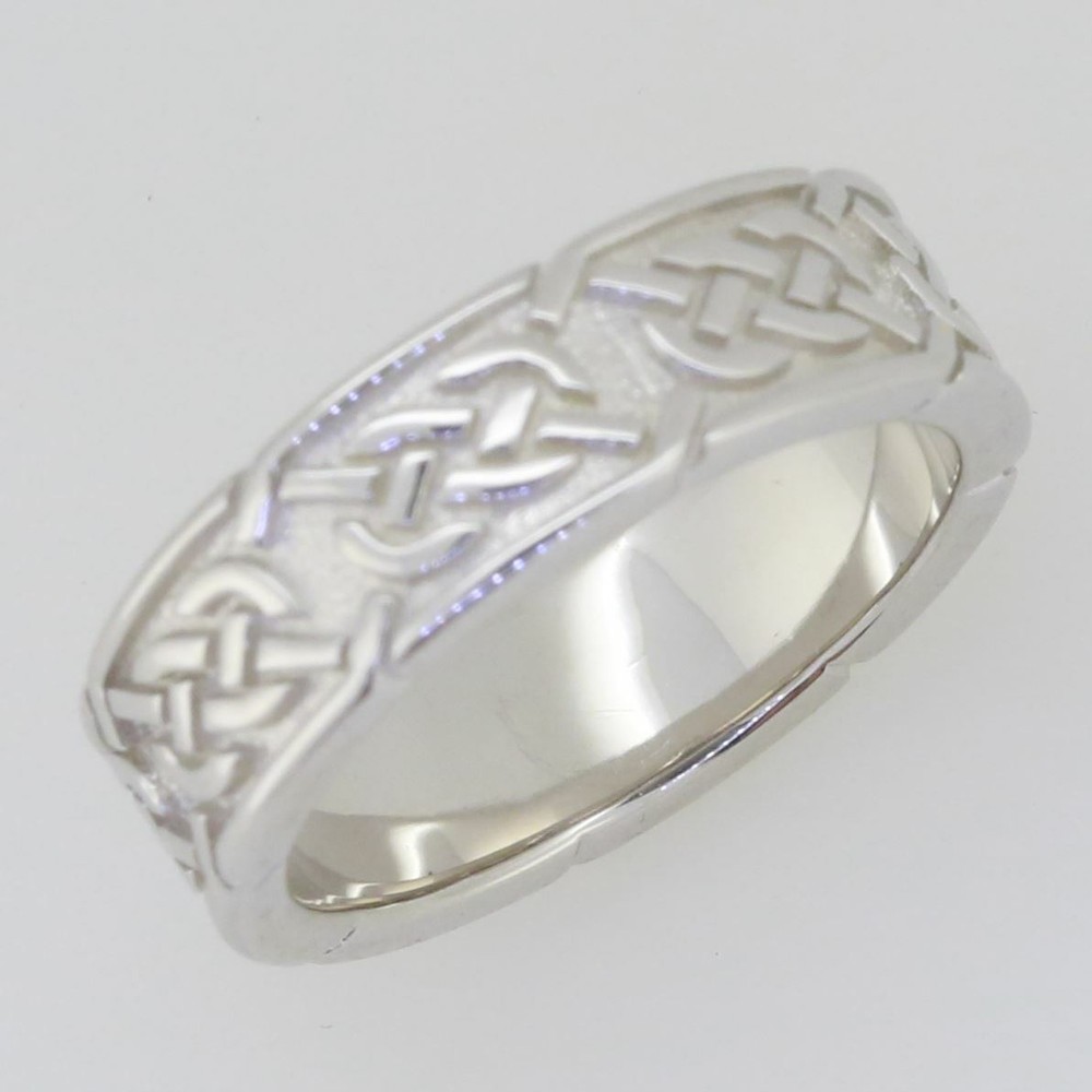 Sterling Silver 6 mm Celtic Knot Band Ring