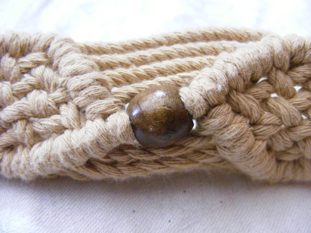 Vintage Braided Belt Bead Inlets