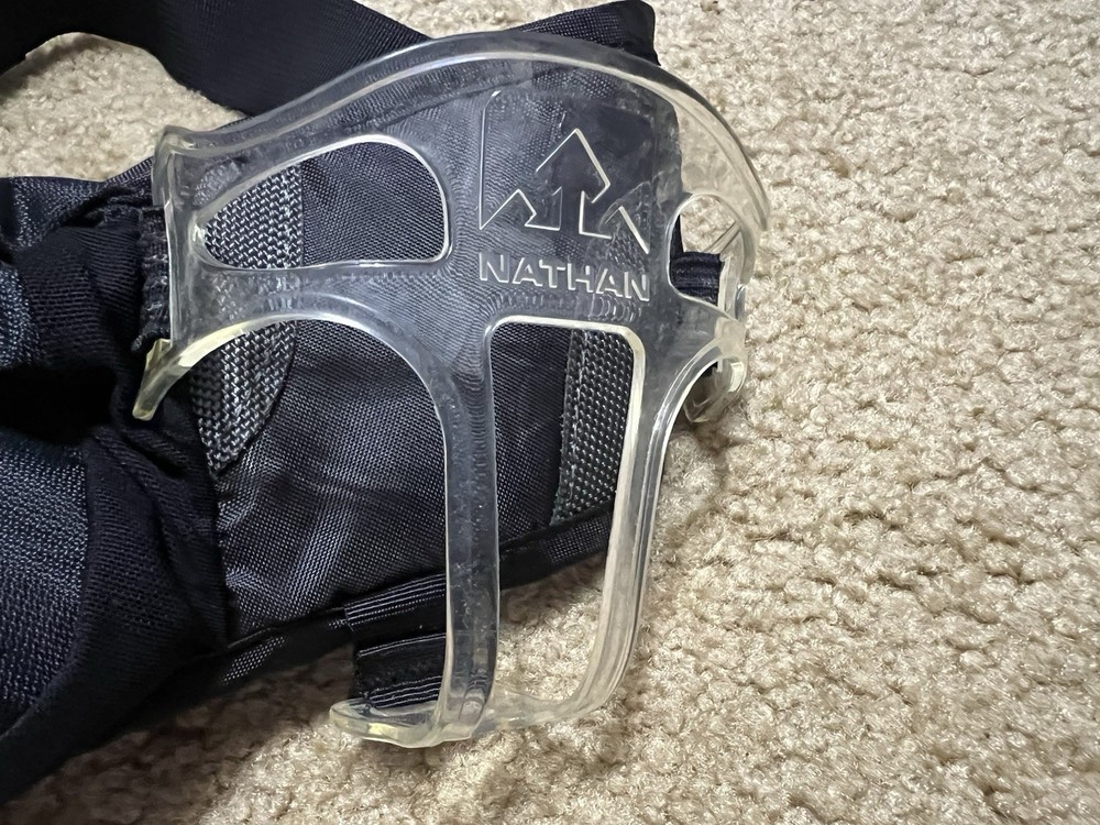 Nathan Swift Plus Hydration Running Belt Black Athletic Marathon