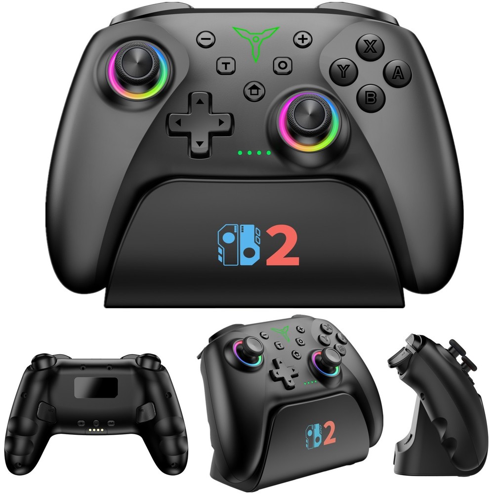 Wireless Switch Pro For Nintendo Switch 2/OLED,PC Controller Joystick Gamepad