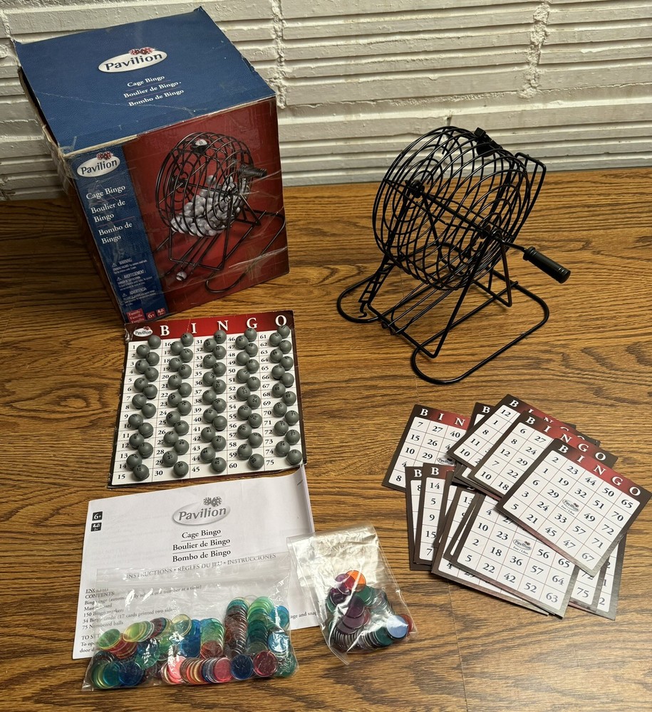 Pavilion Cage Bingo Complete in Original Box