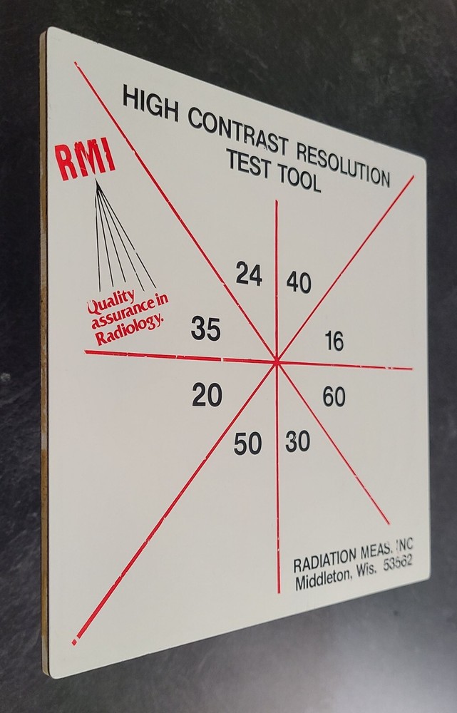 RMI High Contrast Resolution Test Tool - 141