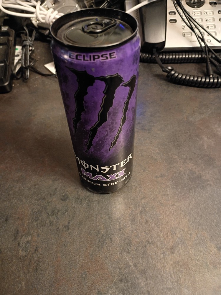 Monster Energy Drink Maxx Eclipse Full Can - rare!